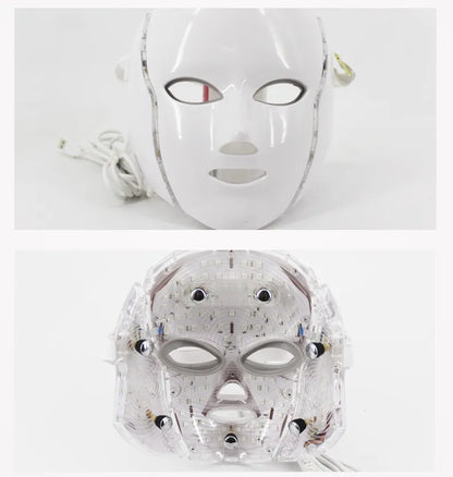 LED Photon Skin Rejuvenation Facial Mask with 7 Color Light Therapy